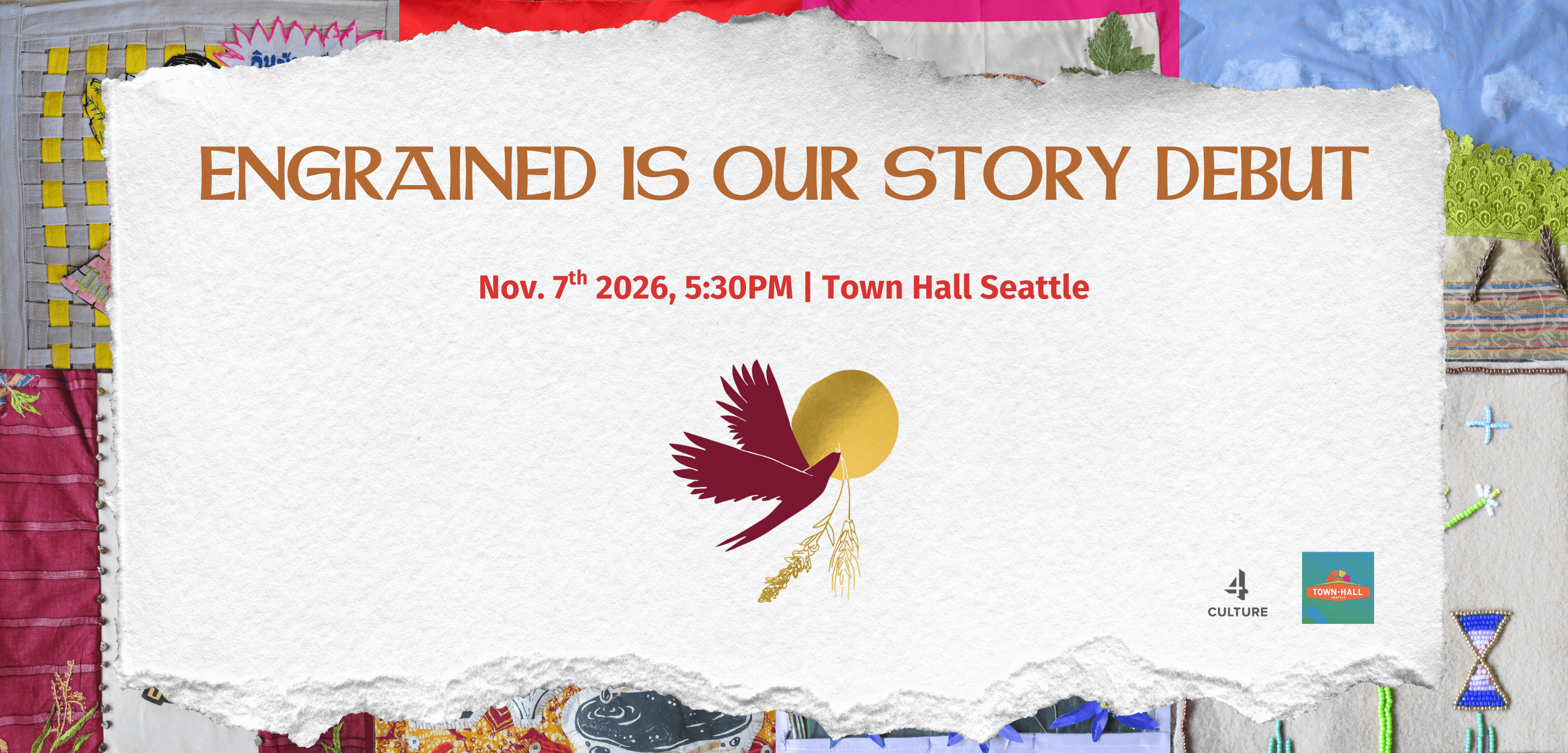 Engrained is Our Story Debut Banner